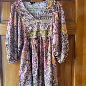 Pretty and flirty boho dress!